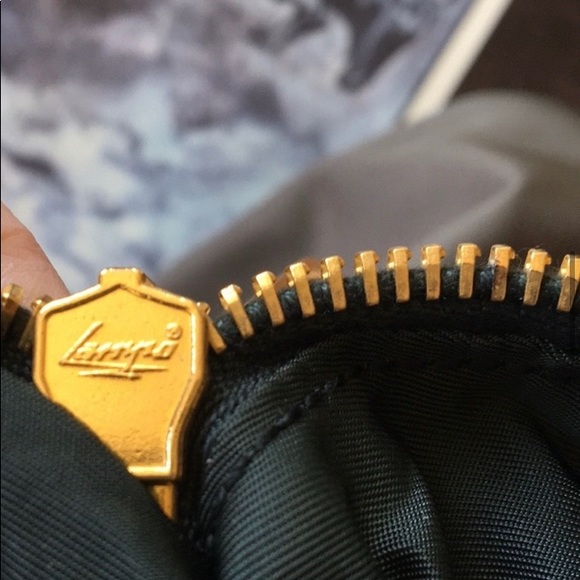 (Used) Prada tote. Dark green. Slight discoloration - Picture 10 of 10